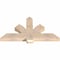 Ekena Millwork Redmond Smooth Timber Gable Bracket, Douglas Fir, 48"W x 26"H x 3 1/2"D x 5 1/2"F, 13/12 Pitch GBW048X26X0406RED00SDF - alternate 5